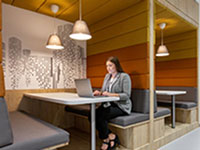 Unreserved co-working (hot-desking)