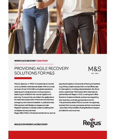 雷格斯容灾恢复灵活方案M&S案例