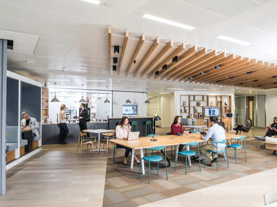 Coworking and shared office space in United States