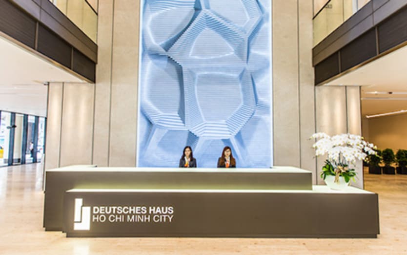 HCMC. Deutsches Haus Conference Center by Regus, 2nd Floor, Deutsches Haus, 33 Le Duan Blvd.